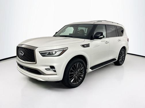 Moonstone White 2024 INFINITI QX80 PREMIUM SELECT AWD