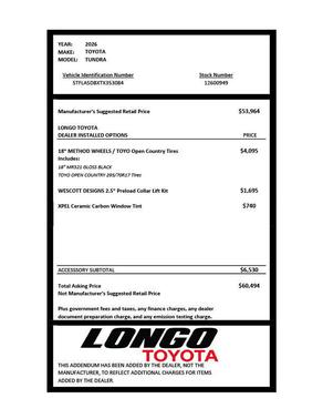 2026 Toyota Tundra SR5