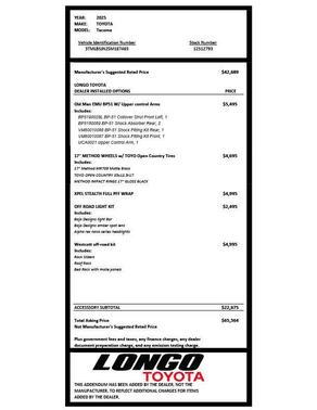 2025 Toyota Tacoma SR5