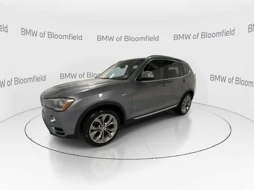 Space Gray Metallic 2017 BMW X3 xDrive35i