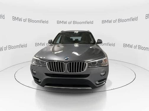 Space Gray Metallic 2017 BMW X3 xDrive35i