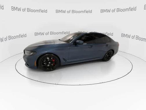 Arctic Race Blue Metallic 2023 BMW M550 i Xdrive