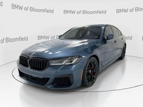 Arctic Race Blue Metallic 2023 BMW M550 i Xdrive