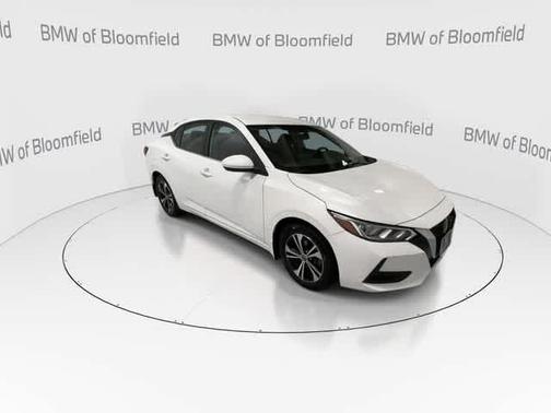 Aspen White TriCoat Pearl 2022 Nissan Sentra SV