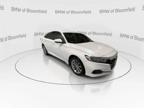 Platinum White Pearl 2021 Honda Accord LX 1.5T