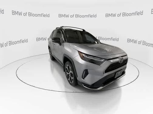 Silver Sky Metallic/Midnight Black Metallic 2025 Toyota RAV4 Hybrid SE