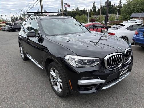 Black Sapphire Metallic 2020 BMW X3 xDrive30i