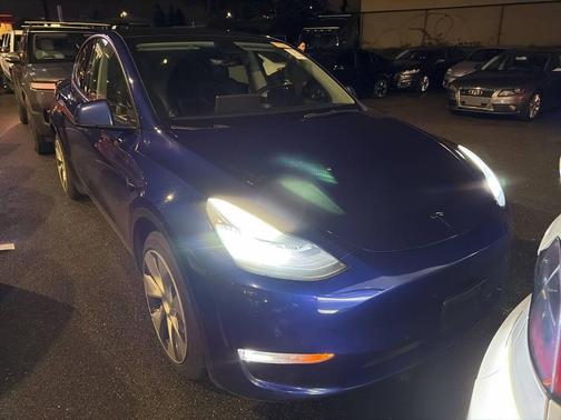 Deep Blue Metallic 2021 Tesla Model Y Long Range Dual Motor All-Wheel Drive