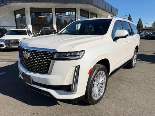 Crystal White Tricoat 2022 Cadillac Escalade Premium Luxury
