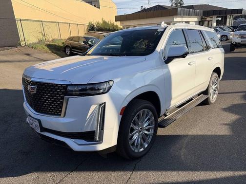 Crystal White Tricoat 2022 Cadillac Escalade Premium Luxury