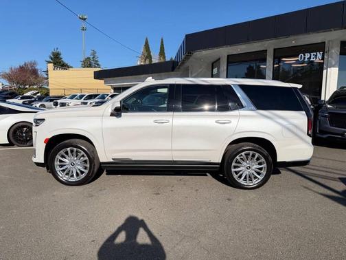 Crystal White Tricoat 2022 Cadillac Escalade Premium Luxury