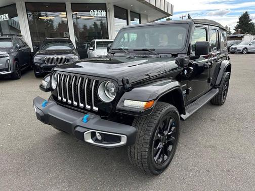 Black Clearcoat 2023 Jeep Wrangler 4xe Sahara