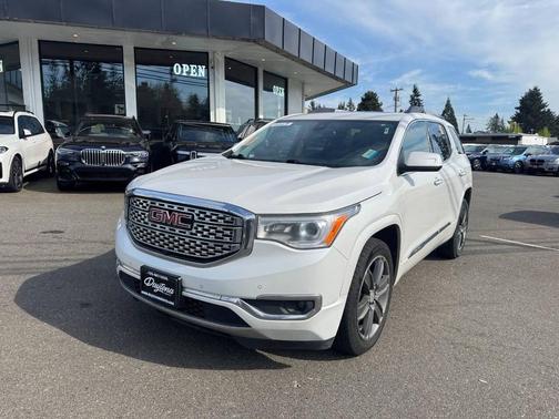 White Frost Tricoat 2017 GMC Acadia Denali
