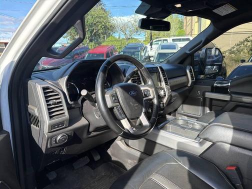 Star White Metallic Tri-Coat 2020 Ford F-350 Platinum