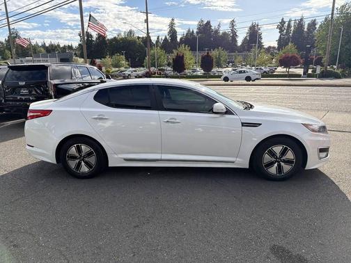 Snow White Pearl 2012 Kia Optima Hybrid EX
