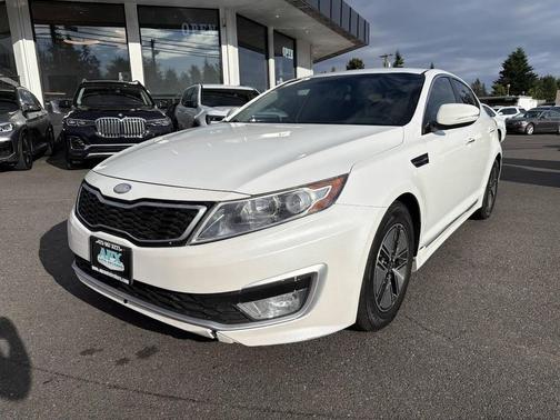 Snow White Pearl 2012 Kia Optima Hybrid EX