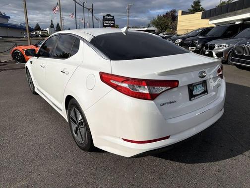 Snow White Pearl 2012 Kia Optima Hybrid EX