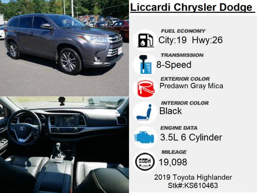 Photo 5 of 30 of 2019 Toyota Highlander XLE