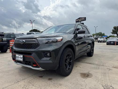 Forged Green Metallic 2022 Ford Explorer Timberline