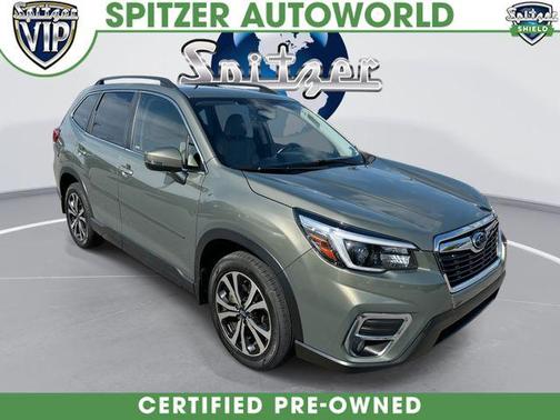 Jasper Green Metallic 2021 Subaru Forester Limited