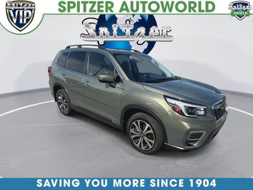 Jasper Green Metallic 2021 Subaru Forester Limited