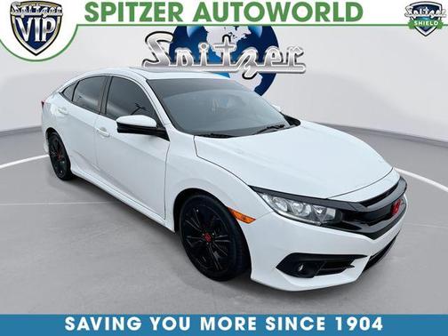 Taffeta White 2018 Honda Civic EX-L