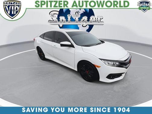 Taffeta White 2018 Honda Civic EX-L