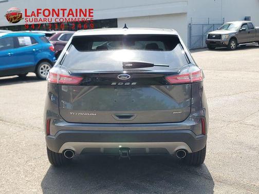 Carbonized Gray Metallic 2022 Ford Edge Titanium