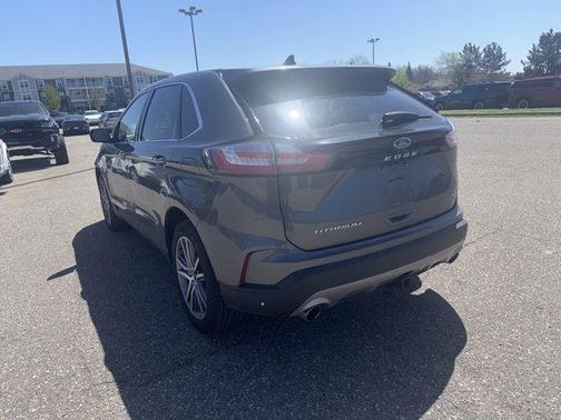 Carbonized Gray Metallic 2022 Ford Edge Titanium
