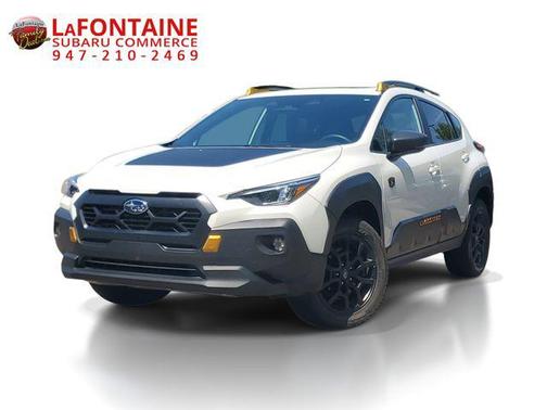 Crystal White Pearl 2024 Subaru Crosstrek Wilderness