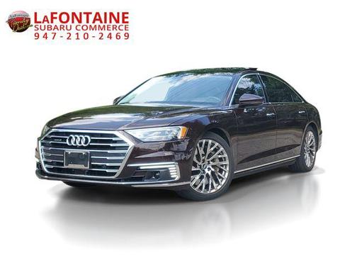 Red Metallic 2021 Audi A8 L 60