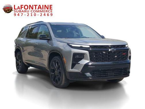 Sterling Gray Metallic 2025 Chevrolet Traverse RS
