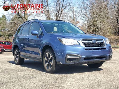 Quartz Blue Pearl 2018 Subaru Forester 2.5i Premium