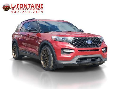 Rapid Red Metallic Tinted Clearcoat 2020 Ford Explorer ST