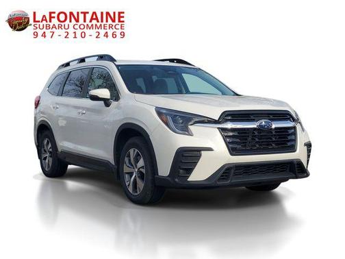 Crystal White 2023 Subaru Ascent Premium 8-Passenger