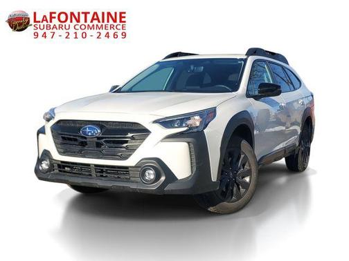 Crystal White Pearl 2025 Subaru Outback Onyx Edition