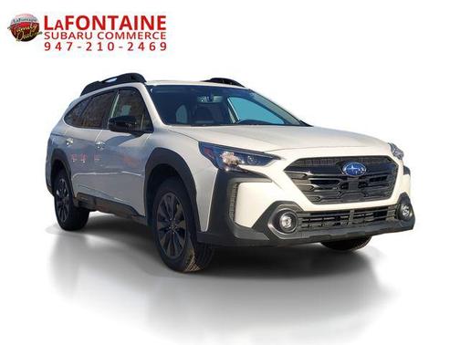 Crystal White Pearl 2025 Subaru Outback Onyx Edition