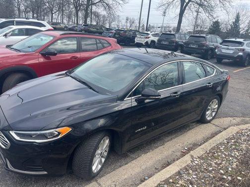 Agate Black 2019 Ford Fusion Hybrid SEL