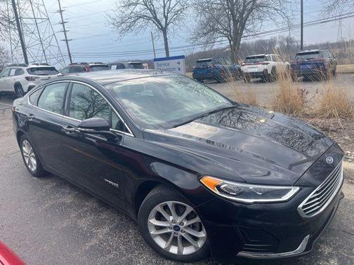 Agate Black 2019 Ford Fusion Hybrid SEL