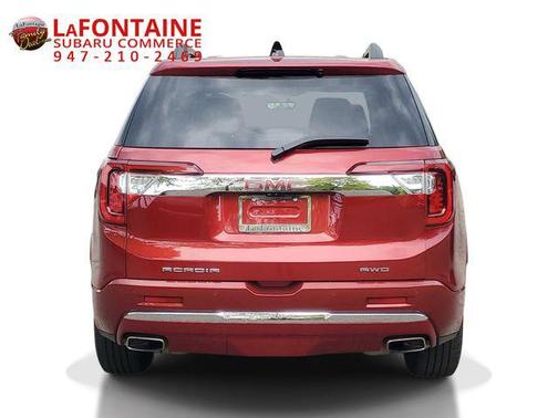 Volcanic Red Tintcoat 2023 GMC Acadia Denali
