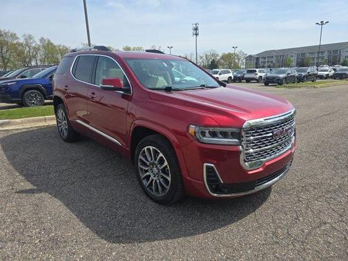 Volcanic Red Tintcoat 2023 GMC Acadia Denali