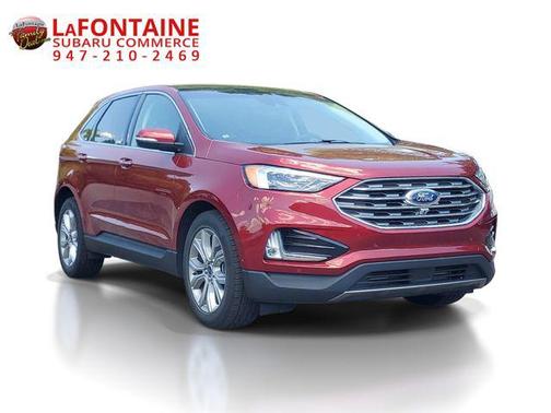 Ruby Red Metallic Tinted Clearcoat 2019 Ford Edge Titanium