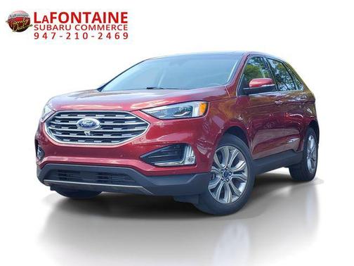 Ruby Red Metallic Tinted Clearcoat 2019 Ford Edge Titanium