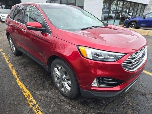Ruby Red Metallic Tinted Clearcoat 2019 Ford Edge Titanium