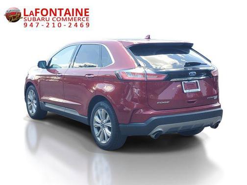 Ruby Red Metallic Tinted Clearcoat 2019 Ford Edge Titanium