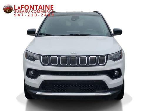 Bright White Clearcoat 2022 Jeep Compass Limited