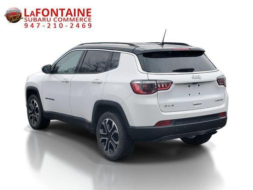 Bright White Clearcoat 2022 Jeep Compass Limited