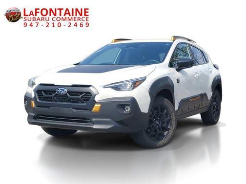 Crystal White Pearl 2024 Subaru Crosstrek Wilderness