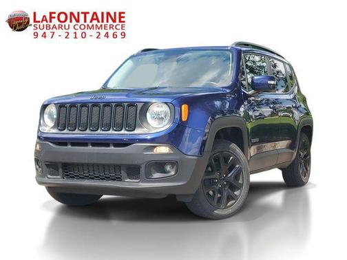 Jetset Blue 2017 Jeep Renegade Latitude