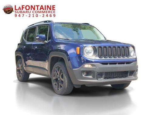 Jetset Blue 2017 Jeep Renegade Latitude